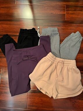 Bundle Kids Juniors Athletic Bottoms Sweatpants Shorts Leggings